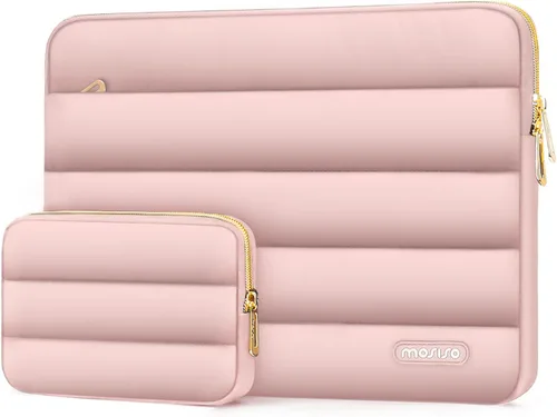 Vista 16 de MOSISO Funda para laptop de 13.3 pulgadas, 13-13.3 pulgadas funda de Marrón
