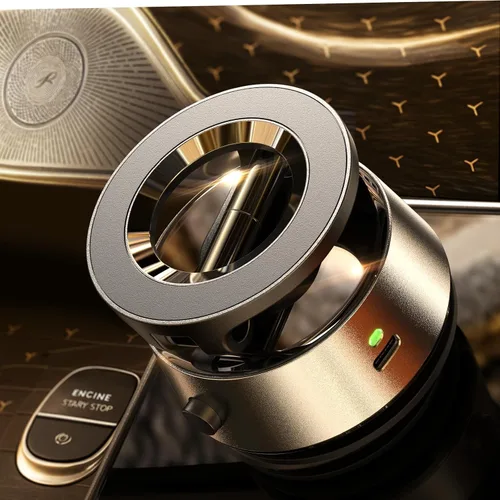 Vista 12 de LISEN Soporte de teléfono con succión para automóvil 【No deja residuos】Soporte magnético de vacío ajustable 360 para salpicadero del automóvil Gris