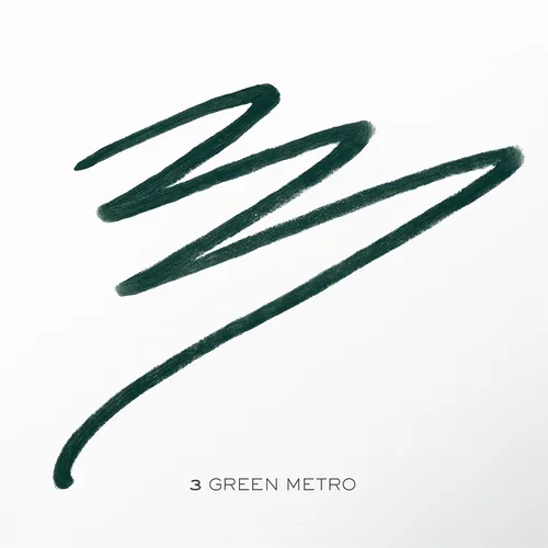 Vista 2 de Lancôme Drama Liqui-Pencil Delineador de ojos impermeable - Lápiz de gel impermeable 24H 03 Green Metropolitan: verde oscuro mate