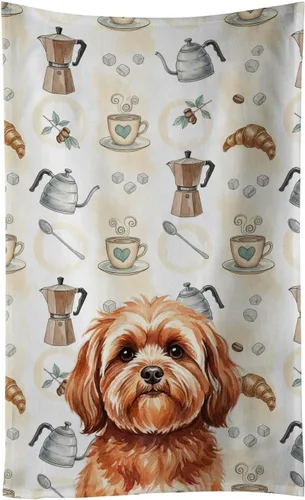 Vista 195 de Caroline's Treasures Afghan Hound - Toalla de cocina para barra de café, terciopelo frontal y lazo de algodón, lavable a máquina Sabueso afgano