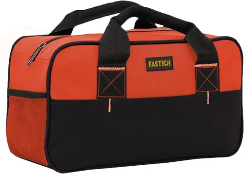 Vista 10 de FASTECH Bolsa de herramientas resistente de 14 pulgadas, bolsa de herramientas de boca ancha, bolsa organizadora de herramientas impermeable, bolsa