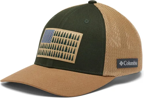 Vista 11 de Columbia Bola de malla unisex con bandera de árbol Verde oliva/azul marino universitario