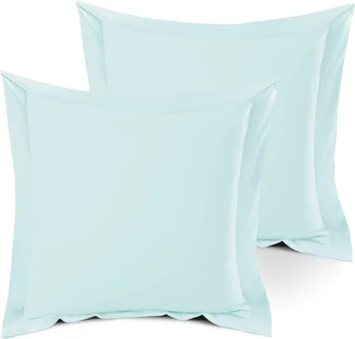 Vista 124 de Nestl Juego de 2 fundas tipo sham de almohada suaves - Fundas de almohada de microfibra de doble cepillado - Fundas de almohada de cama premium