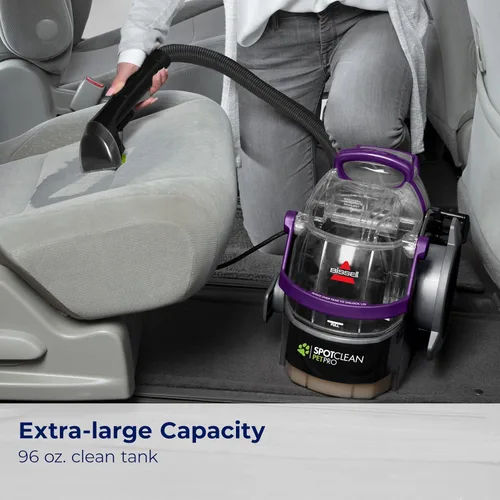 Vista 12 de [Usado] Bissell SpotClean Pet Pro - Limpiador de alfombras portátil, 2458