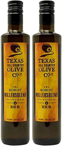 Vista 16 de Texas Hill Country Olive Co Miller's Blend Aceite de oliva virgen extra – Aceite de oliva gourmet AOVE prensado en frío – rico y robusto – perfecto
