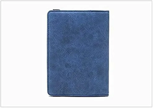Vista 4 de Soporte para pasaporte, Azul Patchwork