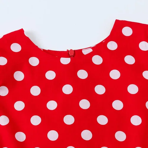 Vista 3 de Vestido de noche para niñas, estilo vintage de los años 50, con estampado de lunares, floral, rockabilly para fiesta de graduación, vestido de té