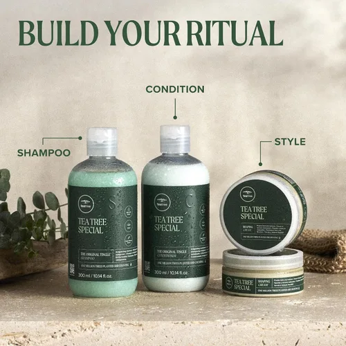 Vista 11 de Crema moldeadora Tea Tree, crema para peinar el cabello, fijación duradera, acabado mate, para todo tipo de cabello