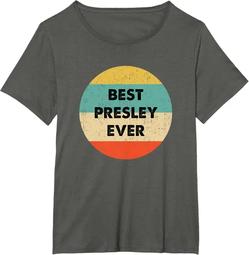 Vista 63 de Camiseta Presley Name, Negro, S