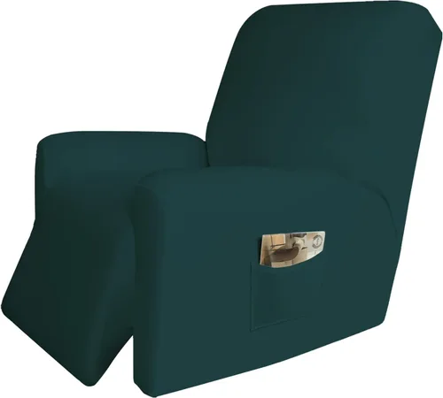 Vista 86 de Easy-Going - Funda elástica de microfibra para sofá reclinable seccional, suave vellón ajustable a tu sofá de 2 cuerpos, lavable, protector
