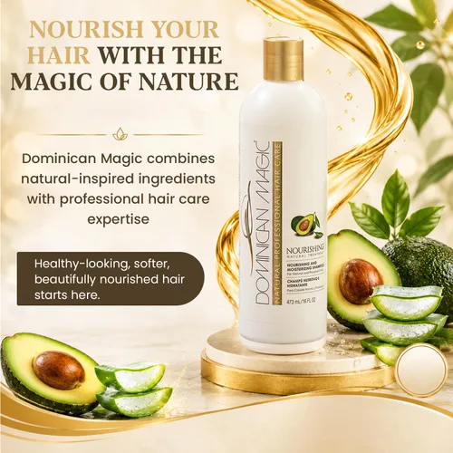 Vista 7 de Dominican Magic Champú con nutrientes, 15.87 onzas
