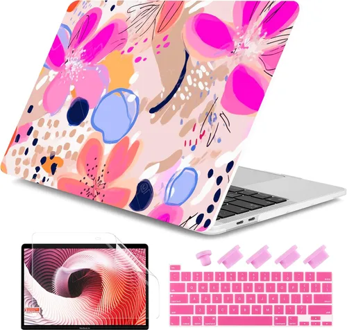 Vista 10 de Funda compatible con MacBook Pro de 13 pulgadas 2024 2023-2020 versión A2338 M2/M1 A2251 A2289 con pantalla Retina y Touch ID, carcasa rígida