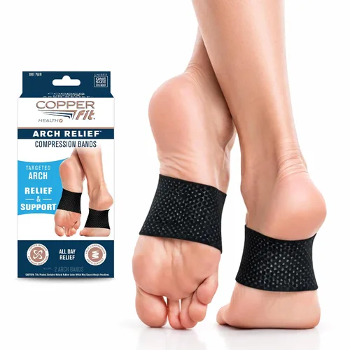 Vista 5 de Copper Fit Bandas de compresión de arco unisex Health, beige