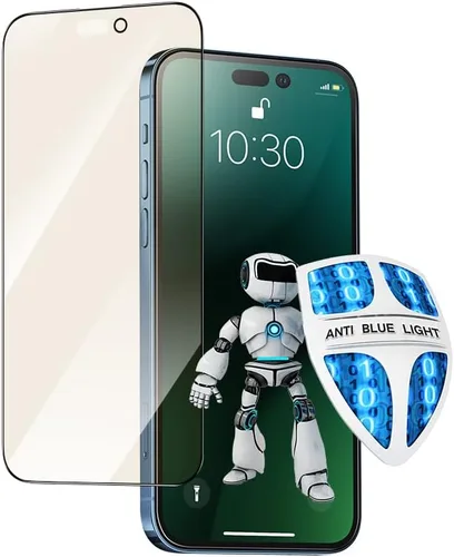 Vista 3 de PERFECTSIGHT Protector de pantalla de privacidad transparente HD compatible con Apple iPhone 12/iPhone 12 Pro 2020, filtro de luz azul antiespía