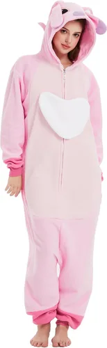 Vista 3 de MAJ&COS Animal Onesies Adult Pajamas Halloween Cosplay Costume Unisex Onesie for Women Men