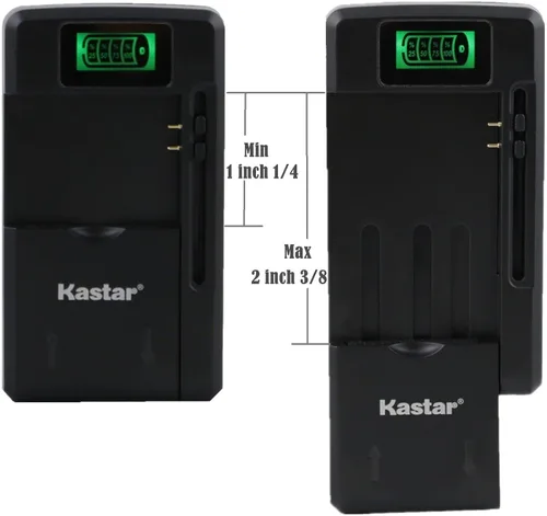 Vista 5 de Kastar BL-5B Smart LCD Cargador Reemplazo para VIVITAR DVR-850W DVR850W ViviCam 8225 ViviCam V8225 ViviCam T328 VT328 ViviCam 8027 V8027, iBaby Q9