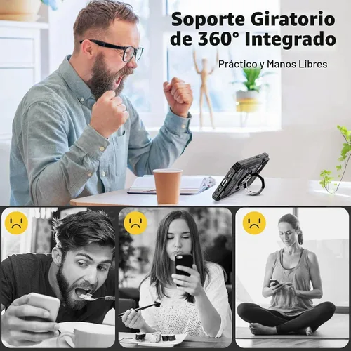 Vista 6 de Vofolen Funda tipo cartera para iPhone 13 con tarjetero