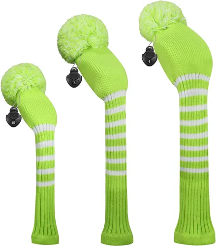 Vista 19 de Scott Edward Juego de 3 fundas para cabezas de golf para madera, se adaptan bien al conductor (460 cc) de madera de calle e híbrida (UT), el cambio