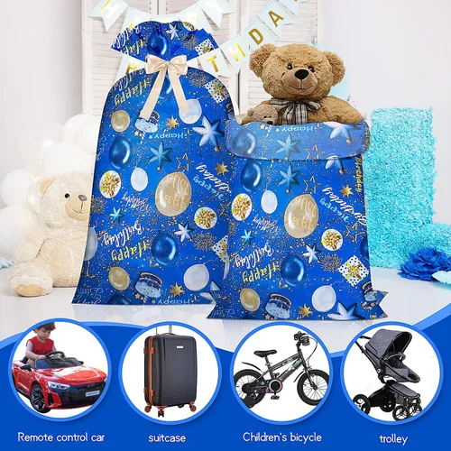 Vista 2 de BWLOIES Bolsas de regalo jumbo extra grandes sobredimensionadas bolsas de regalo gigantes enormes bolsas de regalo grandes XXL bolsa de regalo