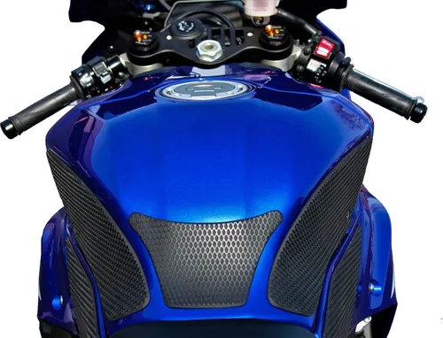 Vista 4 de TechSpec Agarres para tanque Gripster - Compatible con Yamaha R1 M / R1 (2020-ACTUAL) - 62-4021-SS - SnakeSkin