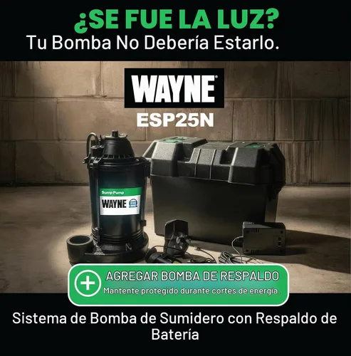 Vista 11 de WAYNE CDU1000 1 HP Bomba sumergible de hierro fundido y acero inoxidable con interruptor de flotador vertical integrado - 58321-WYN2