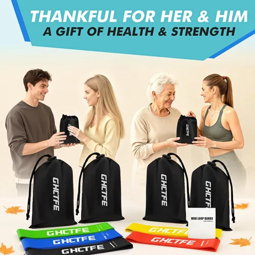Vista 6 de 20/100PCS Resistance Bands Bulk Set for Trainers, Small Groups & Fitness Classes, Mini Bands for Glutes, Legs, and Core Workouts, Loop Exercise