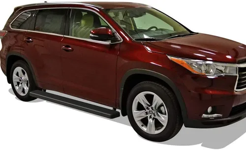 Vista 2 de APS Estribos (barras laterales y escalones laterales) compatibles con Toyota Highlander 2008-2019 Gas Hybrid (requiere corte)