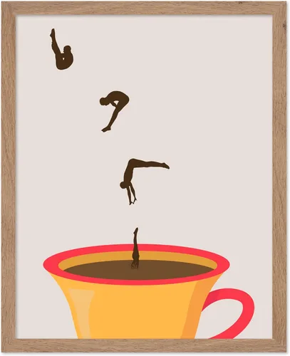 Vista 44 de Poster Master Póster More Espresso Less Depresso – Impresión retro café – Arte de café – Arte moderno – Arte moderno – Arte bohemio chic – Arte