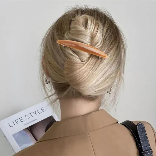 Vista 7 de Pinzas automáticas para el cabello para mujeres, cabello grueso, para niñas, mujeres, horquilla, cierre de pelo retro