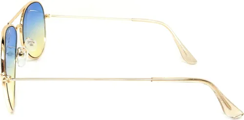 Vista 5 de WebDeals Retro - Gafas de sol de metal Aviator tamaño niño