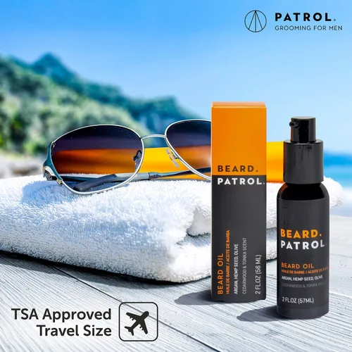 Vista 6 de Bump Patrol Beard Patrol - Aceite para barba para hombres – Suero de aseo natural y acondicionador de bigote, suaviza, suaviza y fortalece