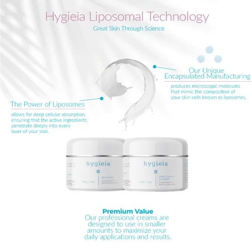 Vista 6 de Hygieia + Radiant Skin Duo - Crema de colágeno (4 onzas) y crema de retinol al 2% (4 onzas) - Restaura el brillo juvenil y reduce las arrugas