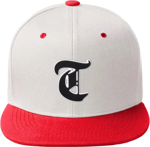 Vista 1505 de Daxton Gorra clásica con visera de billete plano con letras del alfabeto inglés antiguo de la A a la Z