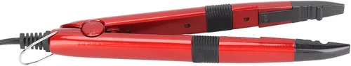 Vista 8 de Hierro de extensión de cabello, conector ergonómico de regulación de temperatura, conector de extensión de cabello, herramienta de hierro, varita
