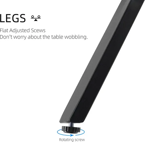 Vista 6 de Anmutig Mesa de patio pequeña cuadrada de 27.5 pulgadas con resistente a la intemperie para comedor al aire libre, color negro