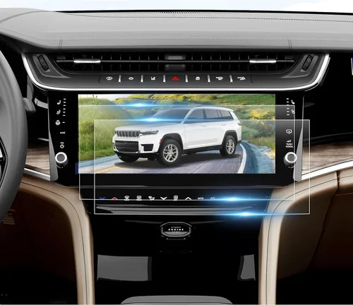 Vista 11 de BIBIBO Protector de pantalla mate antirreflejos para Jeep Grand Cherokee L 2024 2025, 2021-2025, para Jeep Grand Cherokee L