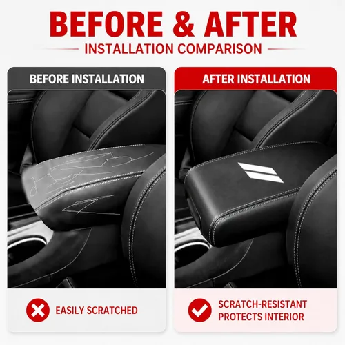 Vista 47 de YOSRTER Accesorios para Dodge Durango 2011-2018 2019 2020 Funda para reposabrazos de consola central, caja interior, decoración de reposabrazos