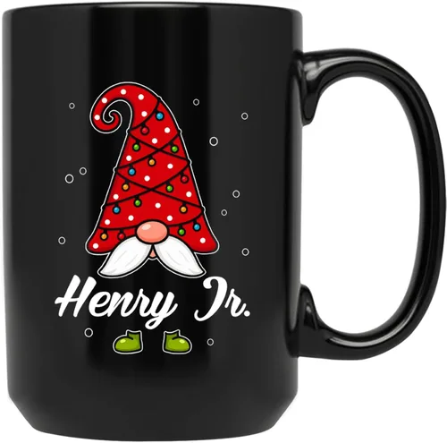Vista 18 de Taza personalizada con nombre, diseño de muñeco de nieve con nombre, tazas de café de Navidad de muñeco de nieve, regalos personalizados para árbol