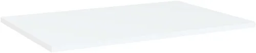 Vista 3 de Estantería de oficina, 8 unidades, color blanco, 23.6 x 15.7 x 0.6 pulgadas, madera de ingeniería para reacondicionar estanterías, reemplazo, sin