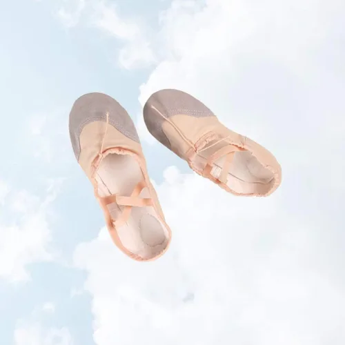Vista 7 de ONDIAN CHUNCIN - Ballet Dancing Shoes Ballet Slippers Pilates Shoes Yoga Shoes Dance Gymnastics Shoes for Dancer Children Adults Size 26