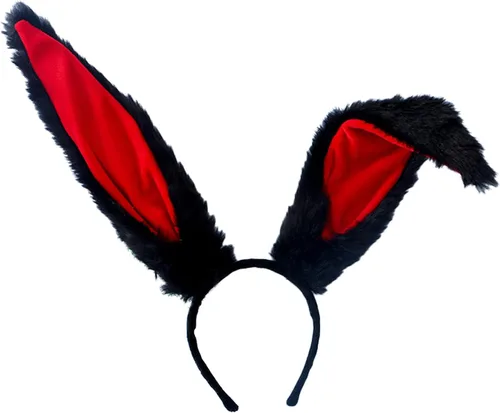 Vista 11 de Faylay Cosplay Girl - Diadema de peluche con orejas de conejo, accesorio para la cabeza 1-BJH