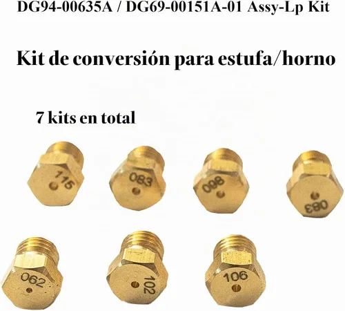 Vista 3 de Kit de conversión de gas Gugaguga DG94-00635A / DG69-00151A-01 Range LP