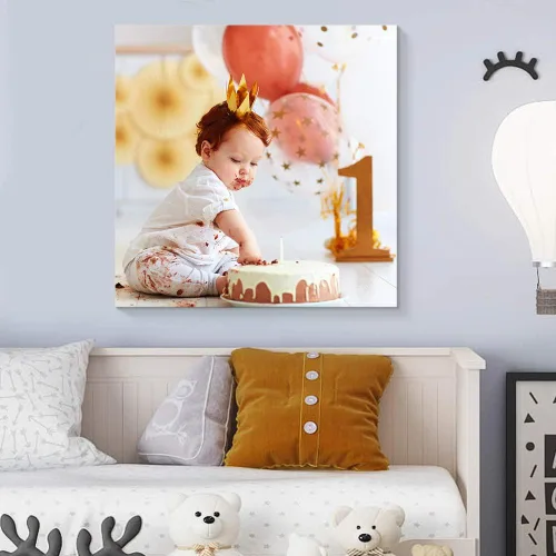 Vista 3 de NWT Impresiones en lienzo personalizadas con tus fotos, ideas de aniversario, imágenes de lienzo personalizadas para pared para imprimir enmarcadas