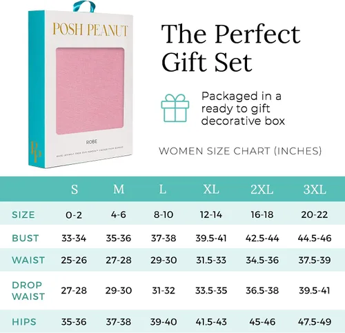 Vista 6 de Posh Peanut Bata de mamá para maternidad, parto de parto, ropa de descanso de lactancia suave, viscosa de bambú