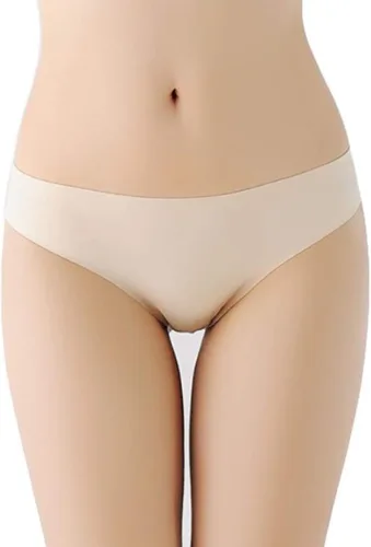 Vista 3 de Ropa interior sin costuras para mujer, sexy, de encaje, hipster, bikini, tanga, ropa interior para mujer