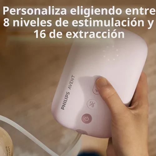 Vista 4 de Philips Avent Extractor de leche eléctrico doble - Extractor de leche eléctrico, fuerza hospitalaria, con bolsa de viaje y funda, SCF393/82