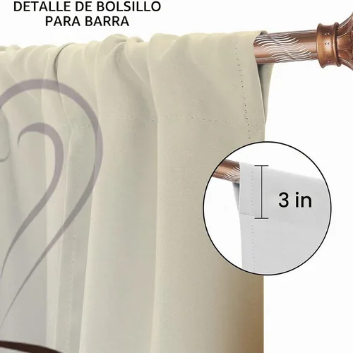 Vista 6 de Cortinas de cocina con temática de café, juegos de 2 paneles, 42 x 45 pulgadas, patrón de fiesta de té para decoración de café Estilo-5