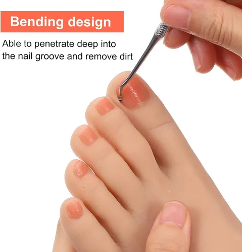 Vista 6 de (50+2) Juego de corrector de uñas encarnadas con cortaúñas, kit profesional de eliminación de uñas encarnadas sin dolor con levantador, tira de uñas