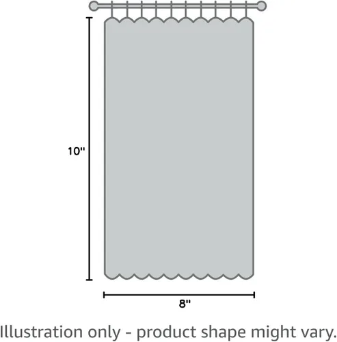 Vista 8 de Sapphire Home - Cortinas de jacquard de 84/63 pulgadas de longitud con cenefa adjunta + parte trasera transparente + 2 borlas, cortina tradicional