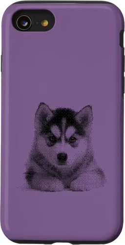 Vista 18 de Chic Husky Puppy for Dog Mom and Paw Parents Case for iPhone XR